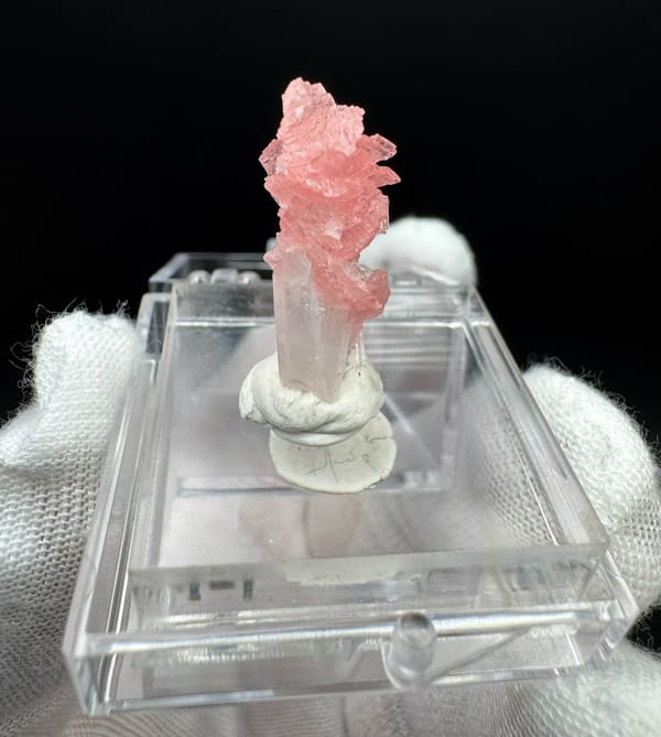 Rhodochrosite from Wuzhou, Guangxi, China, individual mineral specimen view 1