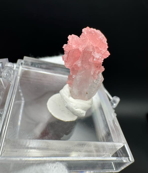 Rhodochrosite from Wuzhou, Guangxi, China, individual mineral specimen view 3