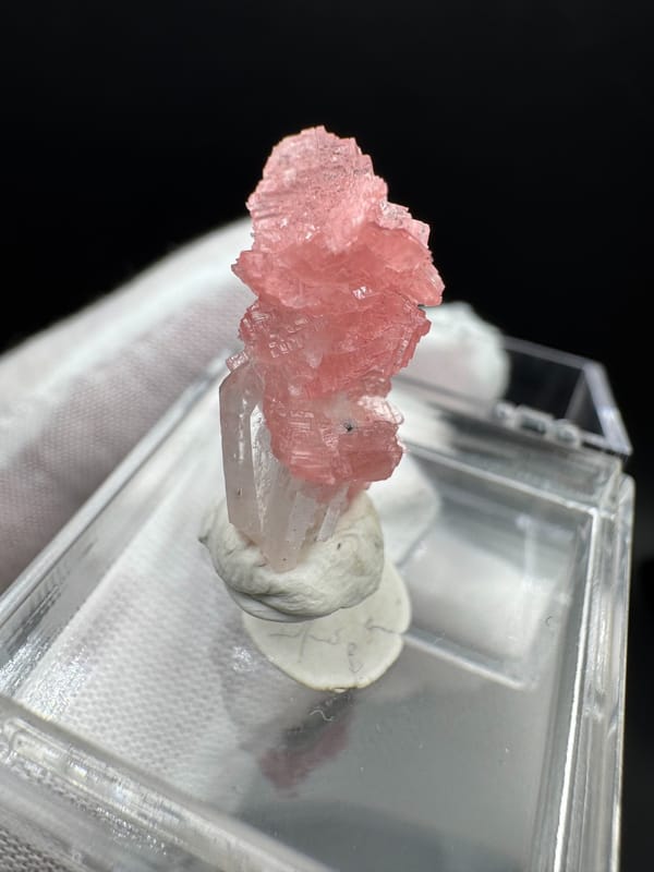 Rhodochrosite from Wuzhou, Guangxi, China, individual mineral specimen view 4