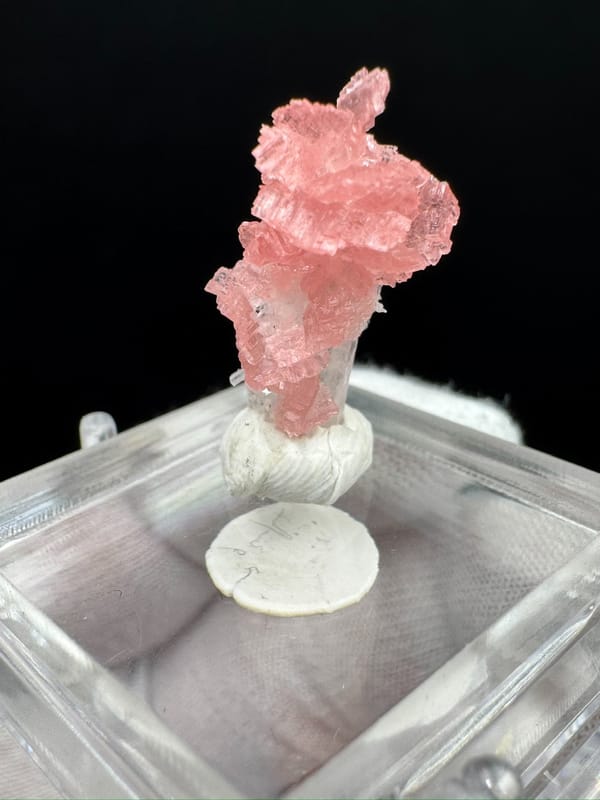 Rhodochrosite from Wuzhou, Guangxi, China, individual mineral specimen view 5