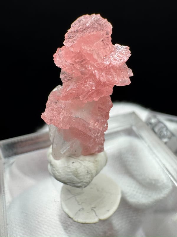 Rhodochrosite from Wuzhou, Guangxi, China, individual mineral specimen view 6
