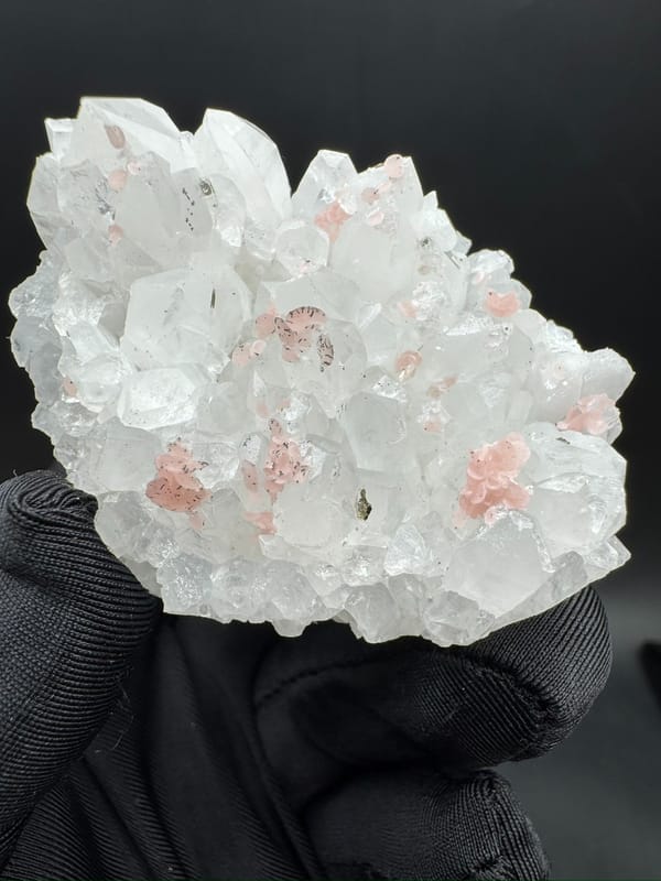 Rhodochrosite from Wuzhou, Guangxi, China, individual mineral specimen view 1