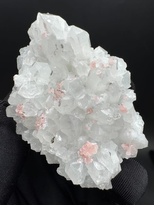 Rhodochrosite from Wuzhou, Guangxi, China, individual mineral specimen view 2