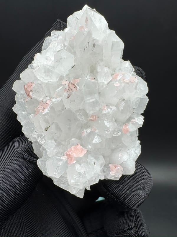 Rhodochrosite from Wuzhou, Guangxi, China, individual mineral specimen view 3
