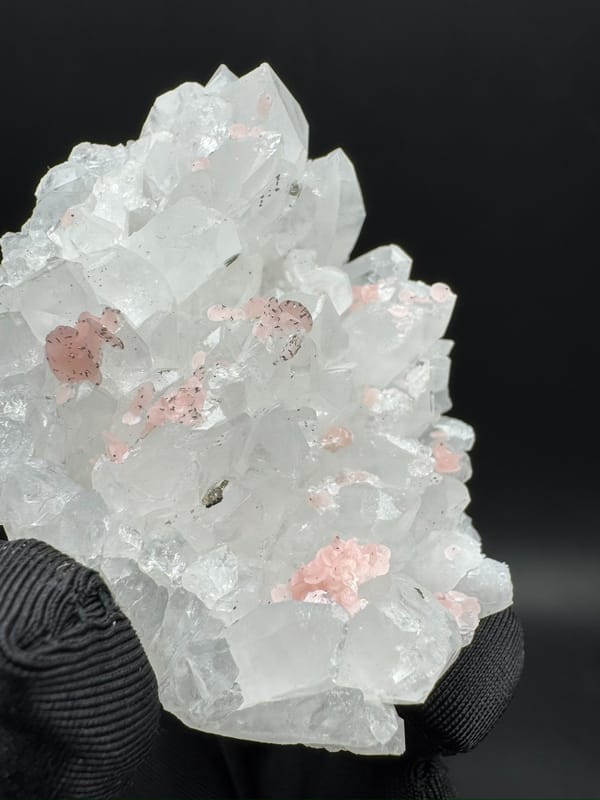 Rhodochrosite from Wuzhou, Guangxi, China, individual mineral specimen view 5
