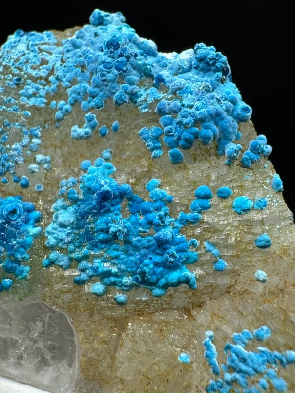 Unidentified blue mineral from Yunnan, China, individual mineral specimen view 9