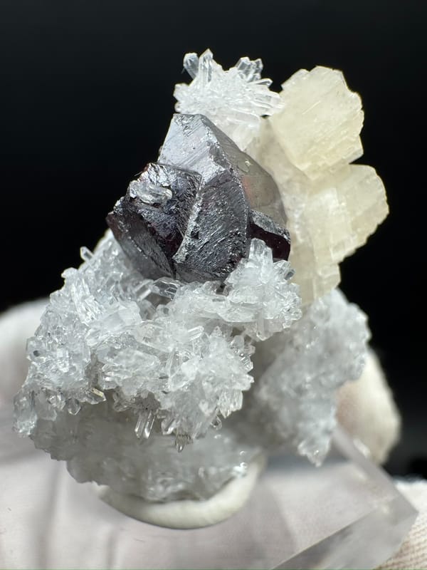 Cinnabar from Guizhou, China, individual mineral specimen view 2