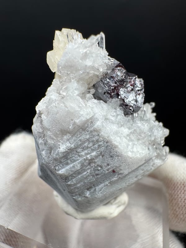 Cinnabar from Guizhou, China, individual mineral specimen view 3