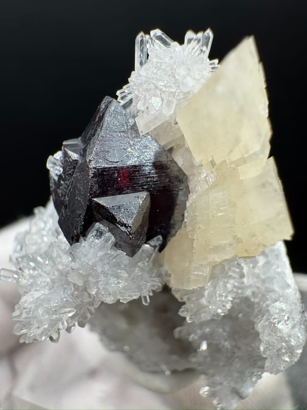 Cinnabar from Guizhou, China, individual mineral specimen view 6