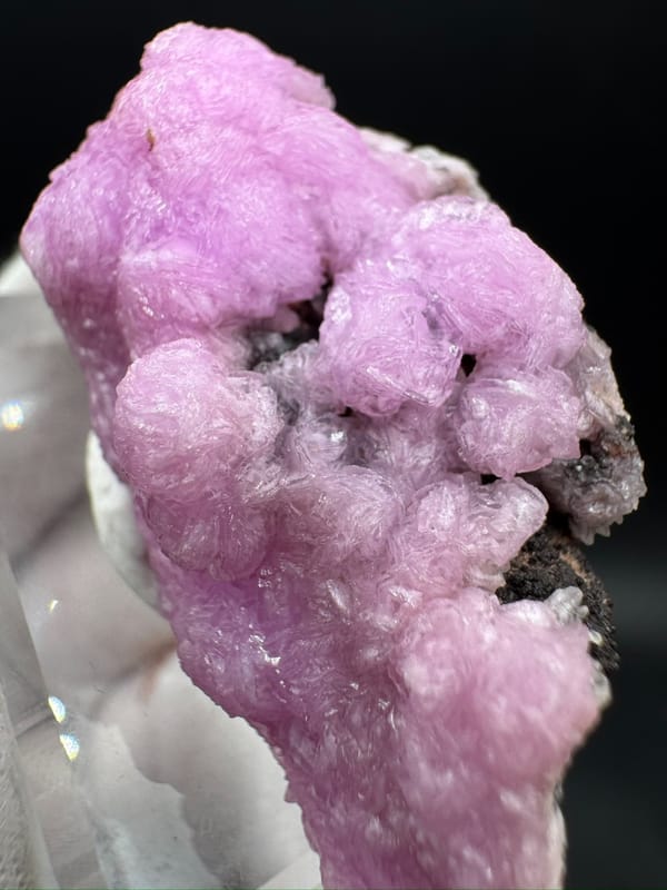 Cobaltoan calcite from DR Congo, individual mineral specimen view 5