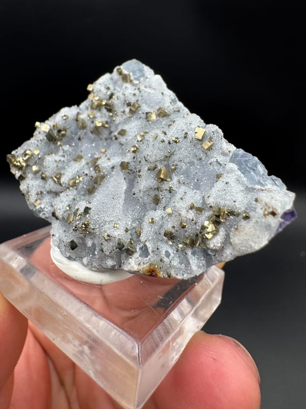 Fluorite from Guizhou, China, individual mineral specimen view 2