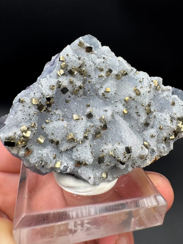 Fluorite from Guizhou, China, individual mineral specimen view 3