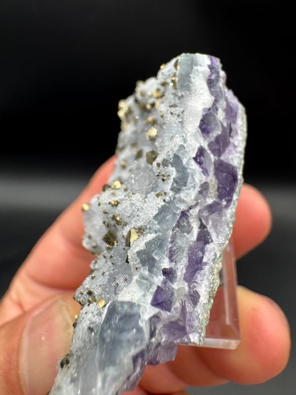 Fluorite from Guizhou, China, individual mineral specimen view 4