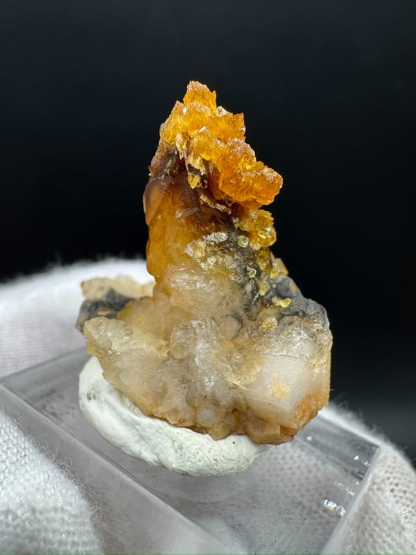 Calcite from Guizhou, China, individual mineral specimen view 6