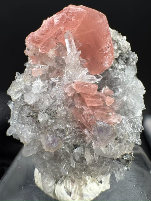 Rhodochrosite from Guangxi, China, individual mineral specimen view 2