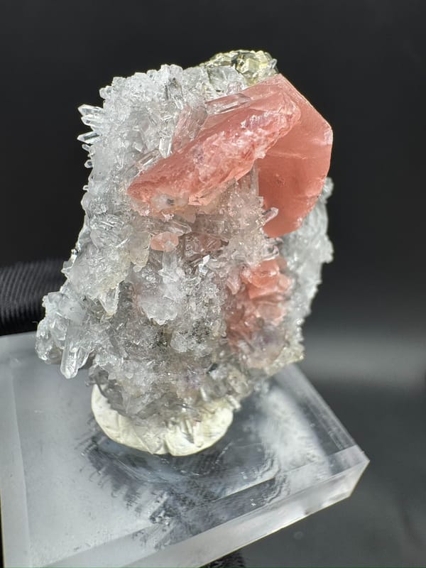 Rhodochrosite from Guangxi, China, individual mineral specimen view 6