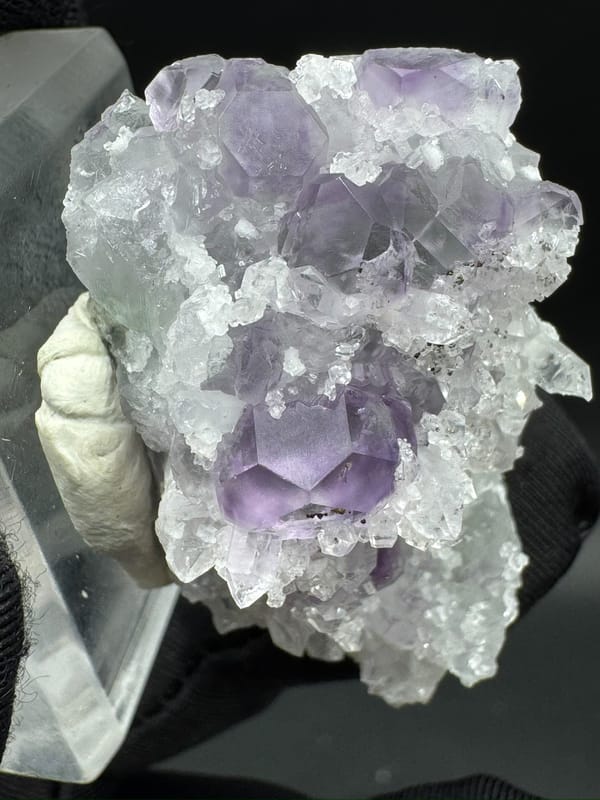 Fluorite from Fujian, China, individual mineral specimen view 5