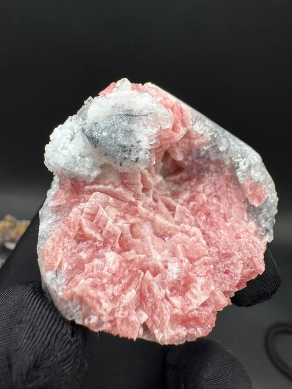 Rhodochrosite from Guangxi, China, individual mineral specimen view 2