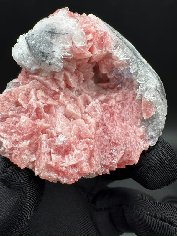 Rhodochrosite from Guangxi, China, individual mineral specimen view 5