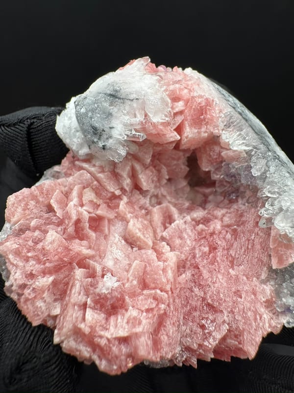 Rhodochrosite from Guangxi, China, individual mineral specimen view 7