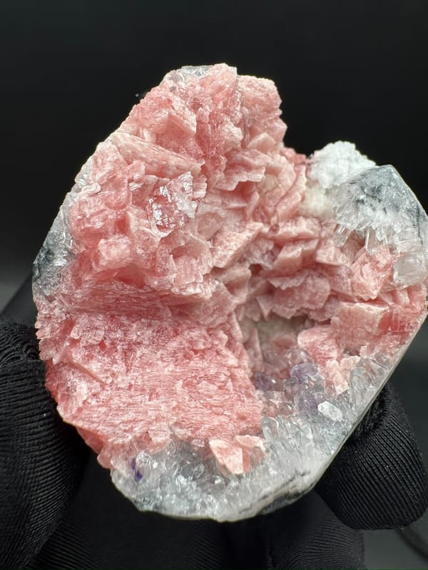 Rhodochrosite from Guangxi, China, individual mineral specimen view 8