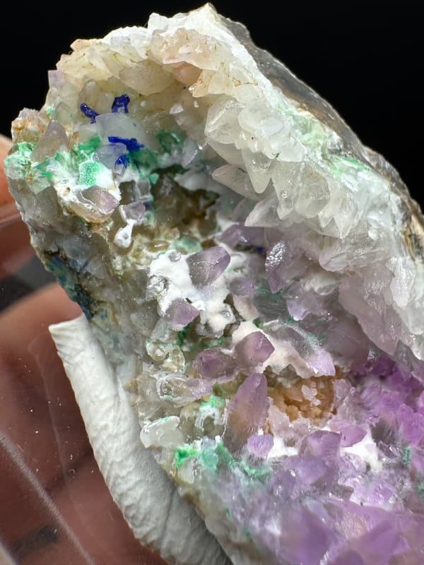 Cobaltoan calcite from Nujiang, Yunnan, China, individual mineral specimen view 2