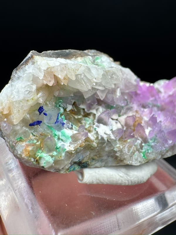 Cobaltoan calcite from Nujiang, Yunnan, China, individual mineral specimen view 6