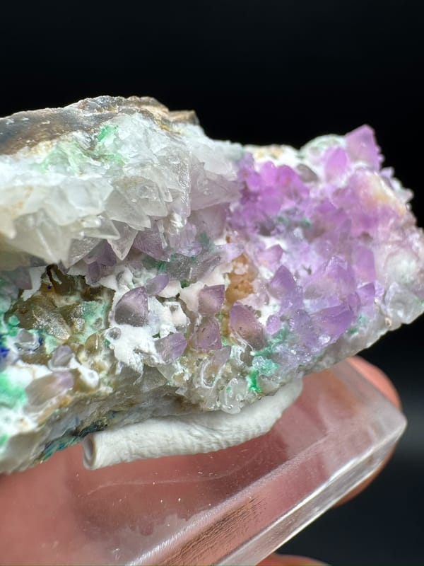 Cobaltoan calcite from Nujiang, Yunnan, China, individual mineral specimen view 7