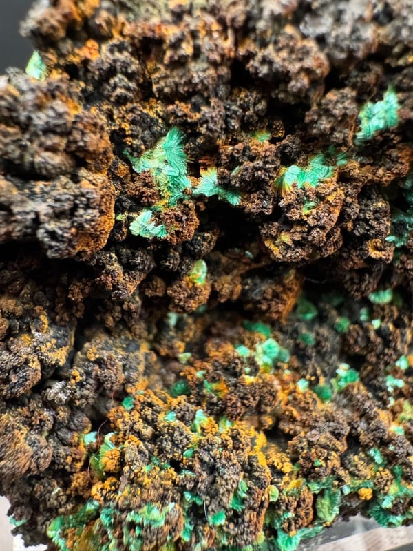 Malachite from Anhui, China, individual mineral specimen view 2