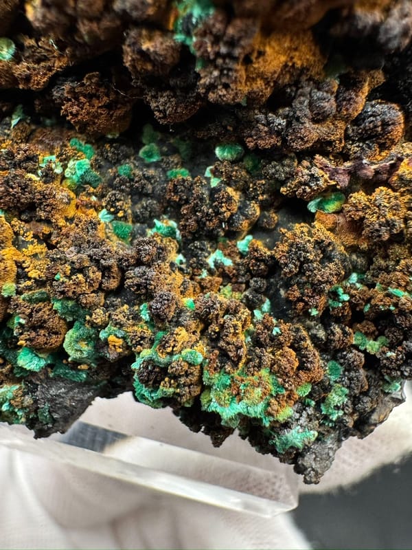 Malachite from Anhui, China, individual mineral specimen view 5