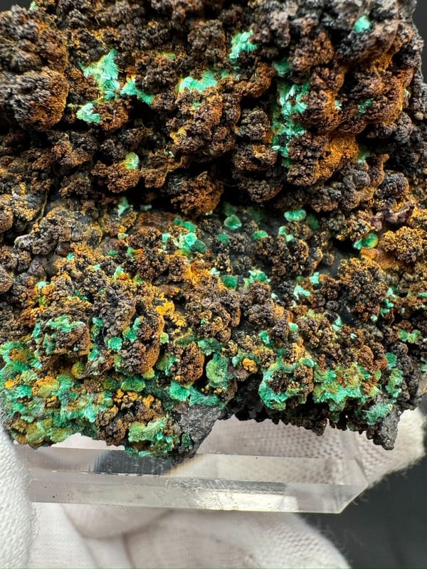 Malachite from Anhui, China, individual mineral specimen view 6