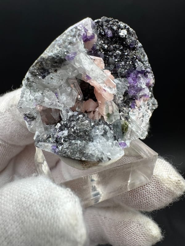 Rhodochrosite from Guangxi, China, individual mineral specimen view 2