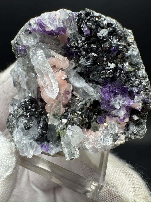 Rhodochrosite from Guangxi, China, individual mineral specimen view 3