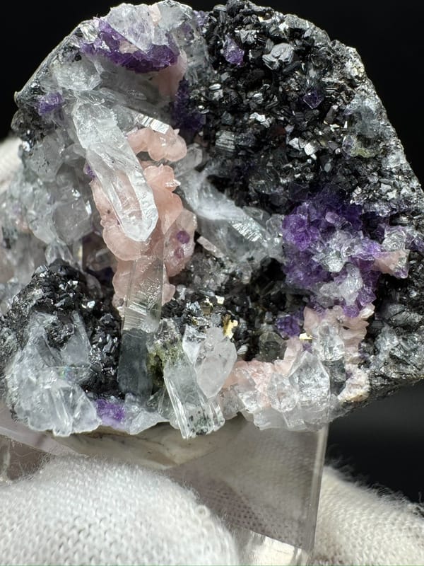 Rhodochrosite from Guangxi, China, individual mineral specimen view 6