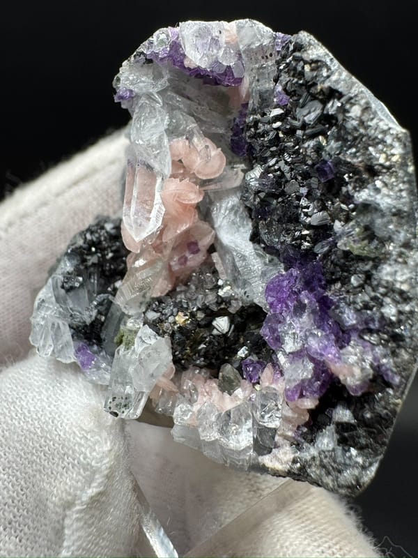 Rhodochrosite from Guangxi, China, individual mineral specimen view 7