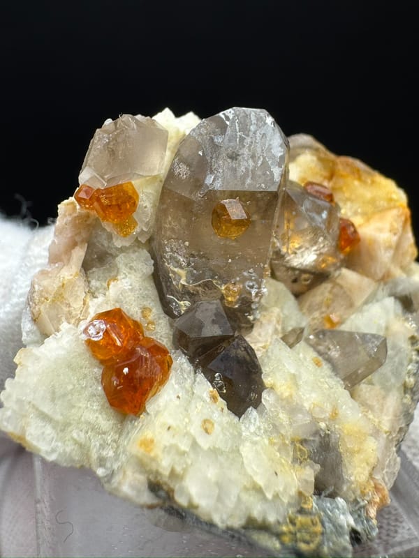 Spessartine from Fujian, China, individual mineral specimen view 2