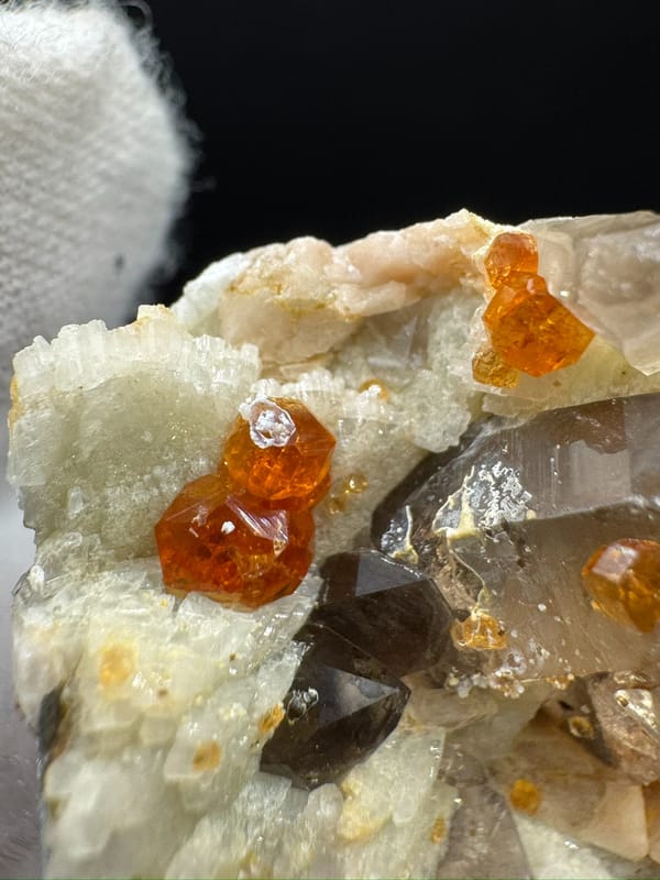 Spessartine from Fujian, China, individual mineral specimen view 5
