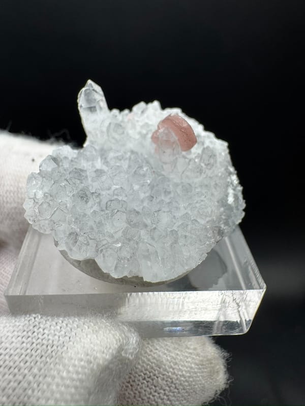 Rhodochrosite from Guangxi, China, individual mineral specimen view 1