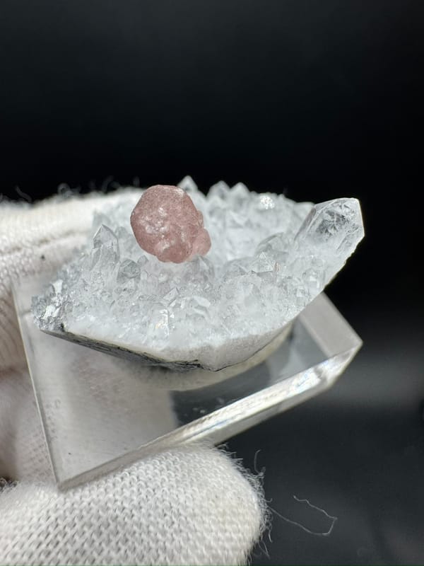 Rhodochrosite from Guangxi, China, individual mineral specimen view 4