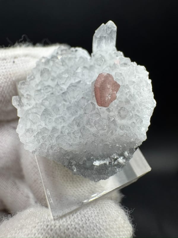Rhodochrosite from Guangxi, China, individual mineral specimen view 8