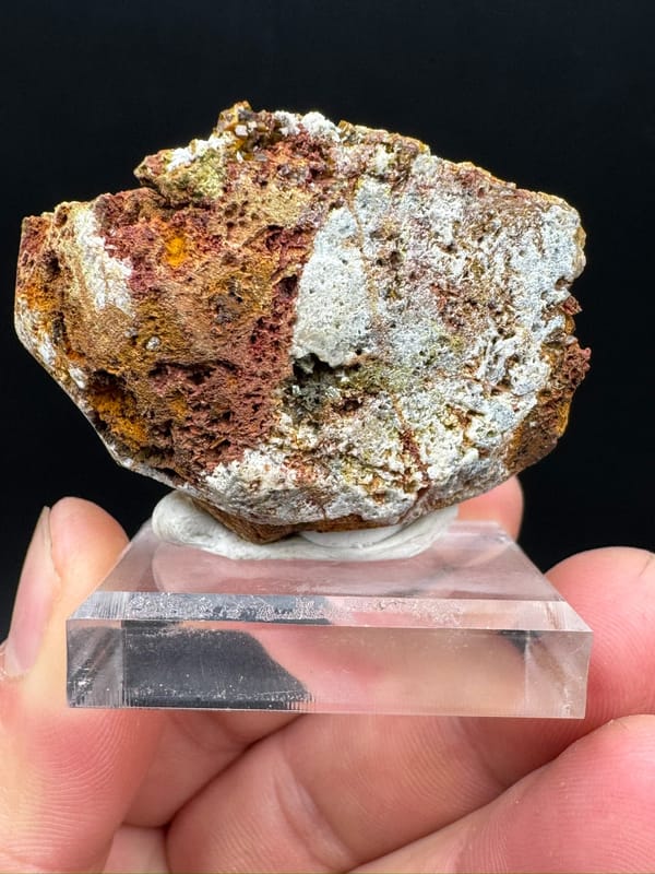 Mimetite from Lianping, Guangdong, China, individual mineral specimen view 5