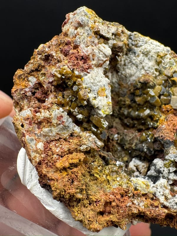 Mimetite from Lianping, Guangdong, China, individual mineral specimen view 9