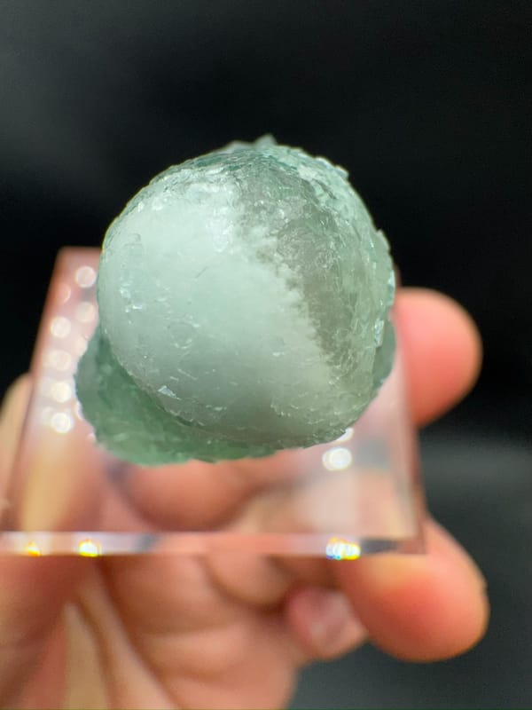 Fluorite from Hunan, China, individual mineral specimen view 2
