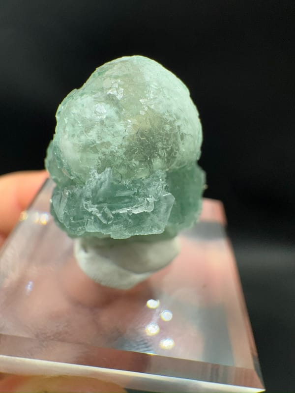 Fluorite from Hunan, China, individual mineral specimen view 7