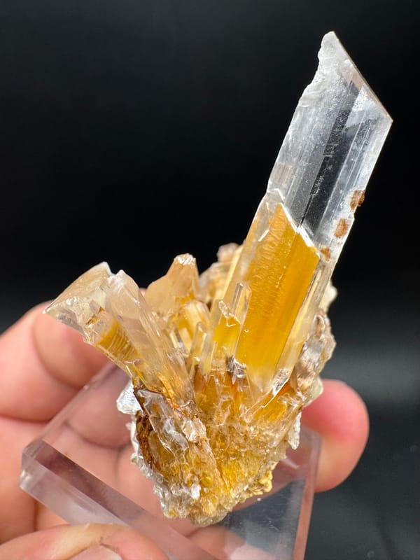 Gypsum from Guizhou, China, individual mineral specimen view 3