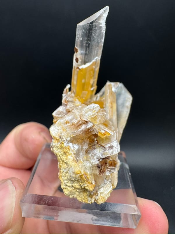 Gypsum from Guizhou, China, individual mineral specimen view 5