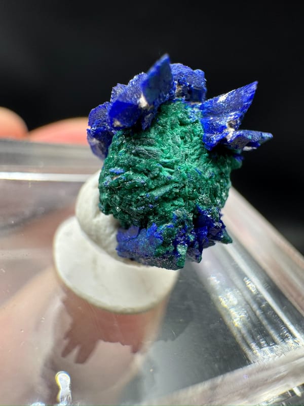 Malachite from Morocco, individual mineral specimen view 5