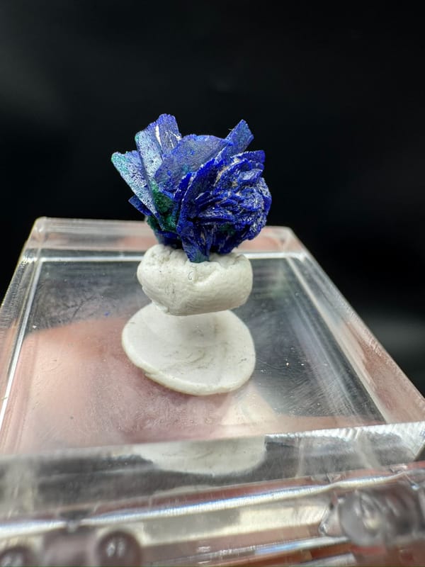 Malachite from Morocco, individual mineral specimen view 6