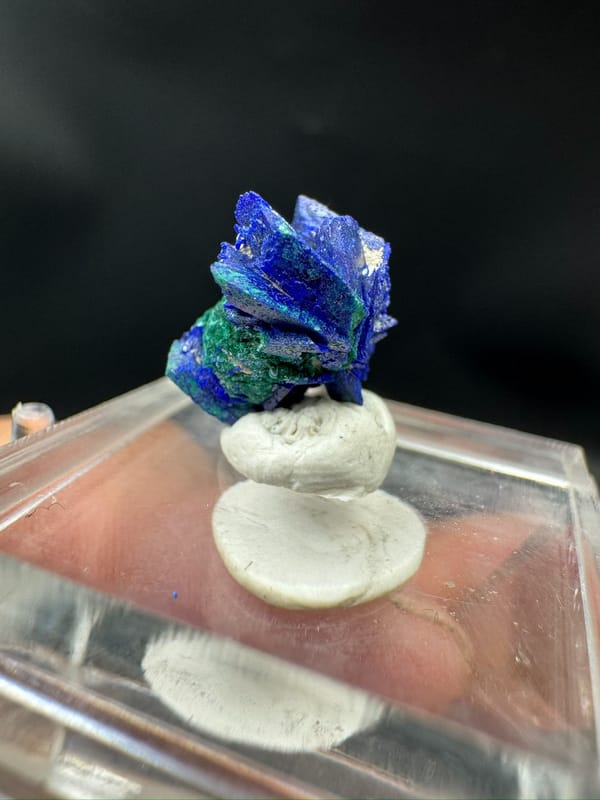 Malachite from Morocco, individual mineral specimen view 7