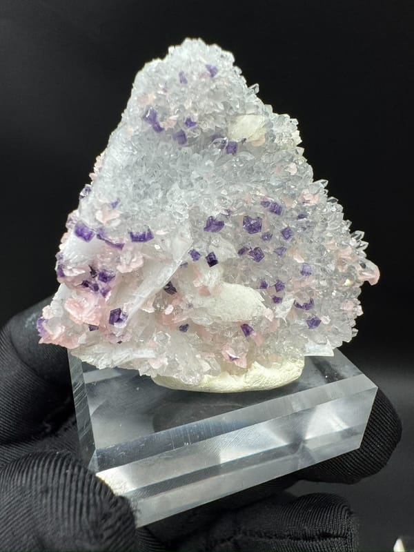 Fluorite from Guangxi, China, individual mineral specimen view 2